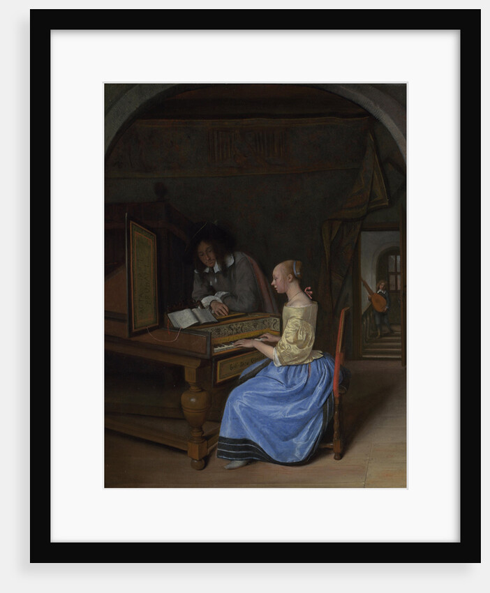 A Young Woman playing a Harpsichord, c. 1660 by Jan Havicksz Steen