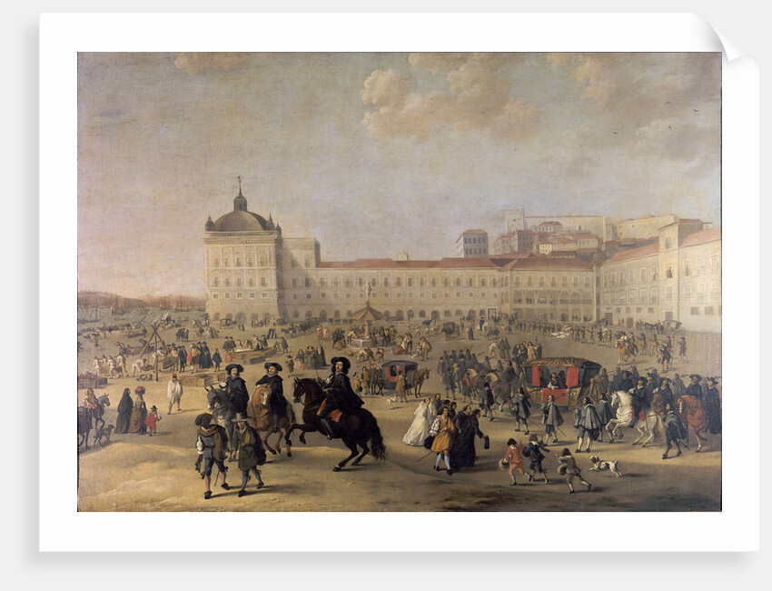 Palace Square (Terreiro do Paço) of Lisbon, 1650 by Dirk Stoop