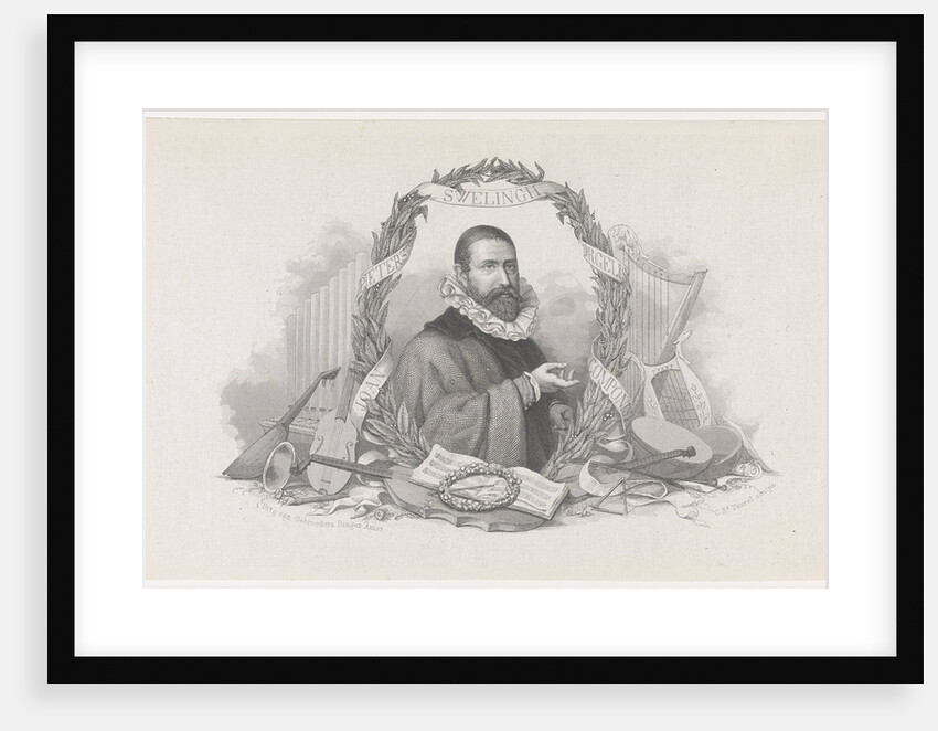 Portrait of the Composer Jan Pieterszoon Sweelinck by Charles Eduard Taurel