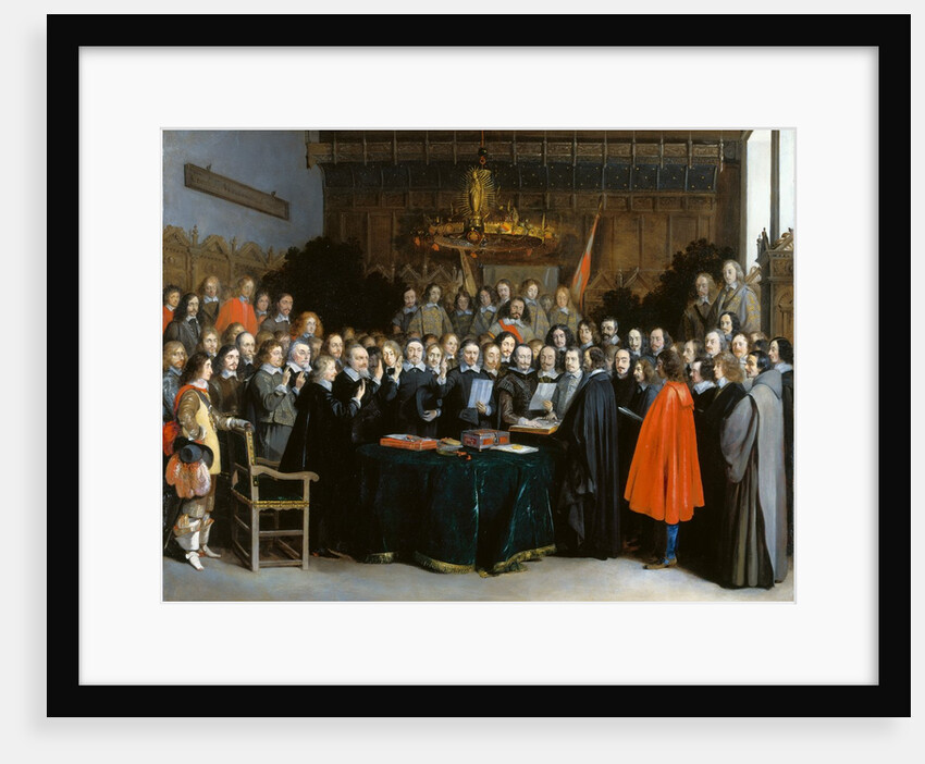 The Ratification of the Treaty of Münster, 1648 by Gerard Ter Borch the Younger