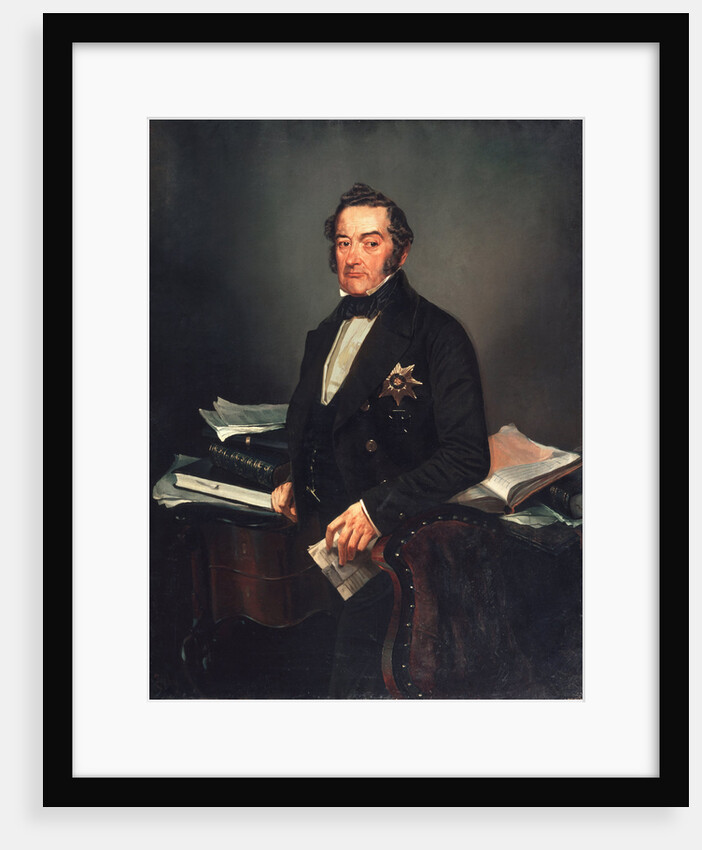 Portrait of the Senator Ivan Tolstoy by Mihály Zichy