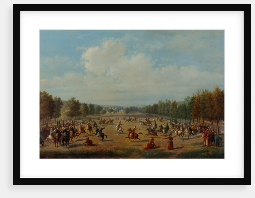 Game of Jereed in Kagithane, c. 1890 by Luigi Acquarone