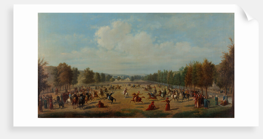 Game of Jereed in Kagithane, c. 1890 by Luigi Acquarone