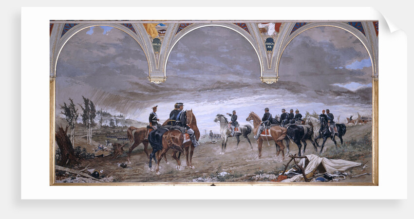 The Battle of Solferino, 1886 by Amos Cassioli