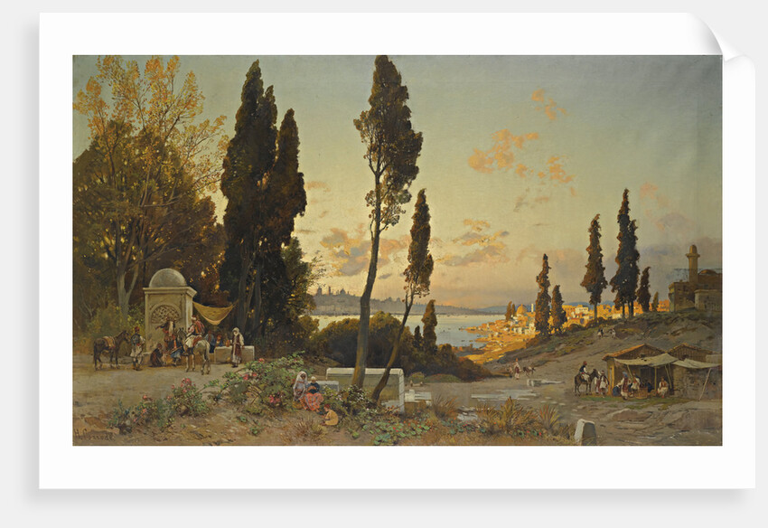 Views across the Bosphorus, Constantinople by Hermann David Salomon Corrodi