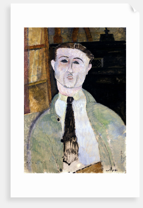 Portrait of Paul Guillaume by Amedeo Modigliani