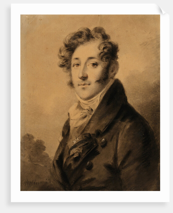 Portrait of Konstantin Yakovlevich Bulgakov, 1800s by Alexander Molinari