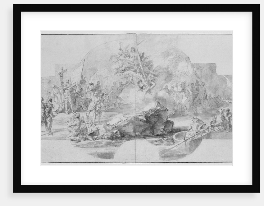 The Landing of Columbus in America, 1715-1716 by Francesco Solimena