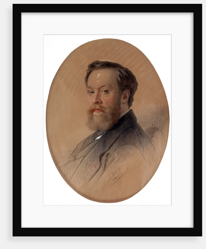 Portrait of the marshal of the nobility V.Y. Tulinov, 1868 by Andrei Belloli