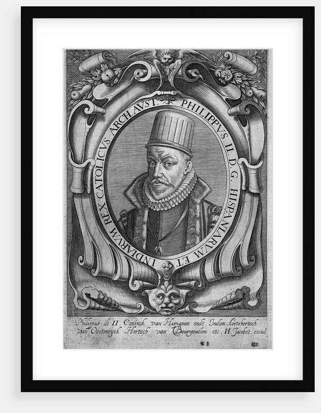 Portrait of Philip II, King of Spain and Portugal by Giuseppe Benaglia