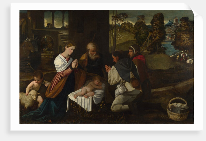 The Adoration of the Shepherds, c. 1525 by Bernardino da Asola