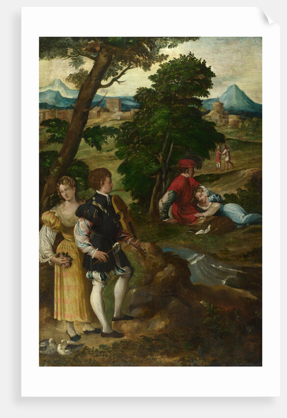 The Garden of Love, c. 1535-1550 by Bernardino da Asola
