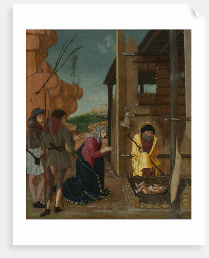 The Adoration of the Shepherds, ca 1485 by Bernardino Butinone