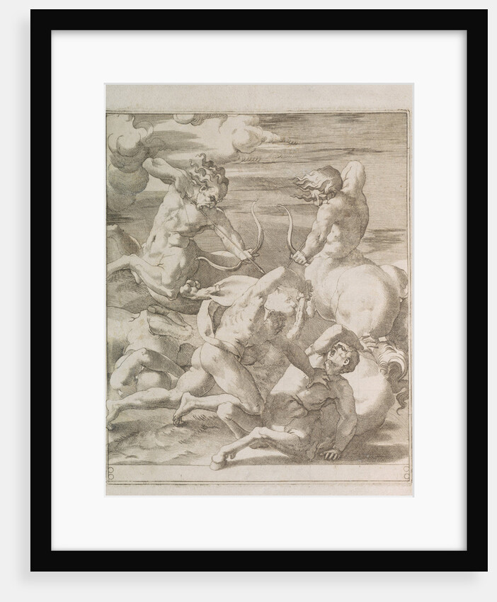 Battle between Hercules and Centaurs, 1527 by Gian Jacopo Caraglio