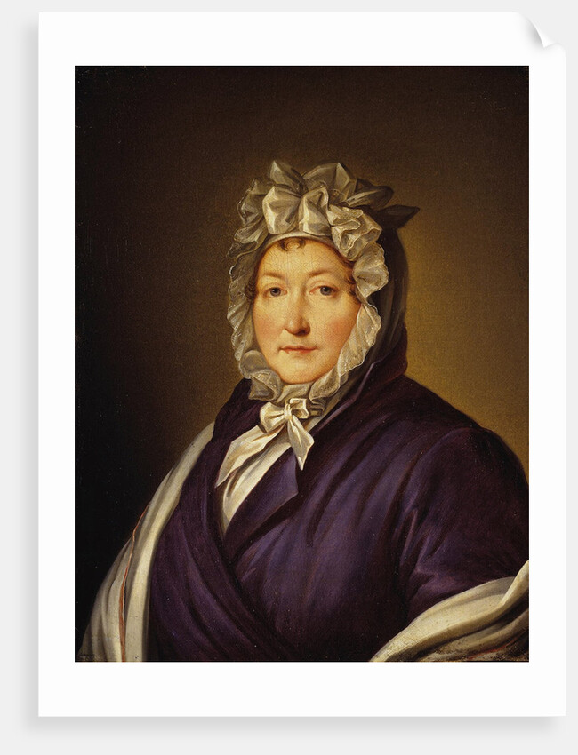 Portrait of Princess Varvara Golitsyna, née von Engelhardt, 1800s by Giovanni Battista Damon Ortolani