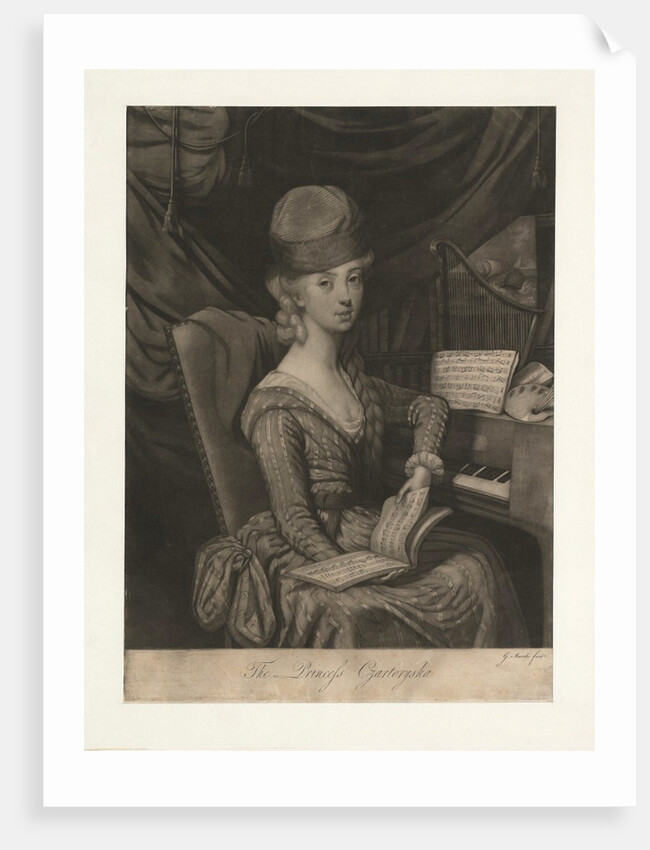 Portrait of Princess Izabela Czartoryska (née Countess Fleming), 1777 by Giuseppe Filippo Liberati Marchi
