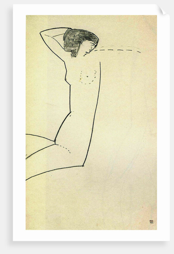 Anna Akhmatova, 1911 by Amedeo Modigliani