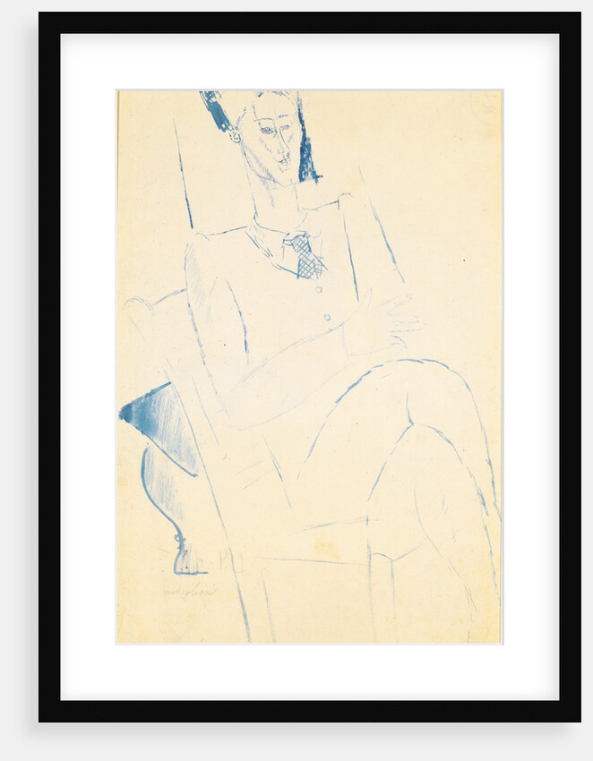 Portrait of Jean Cocteau, c. 1916 by Amedeo Modigliani