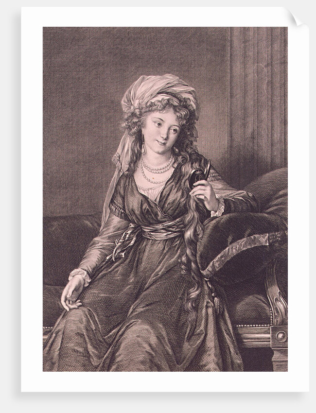 Portrait of Countess Yekaterina Skavronskaya, née von Engelhardt, 1791 by Guglielmo Morghen