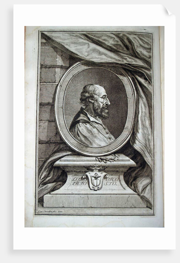 Portrait of Ludovico Ariosto, 1730 by Carlo Orsolini