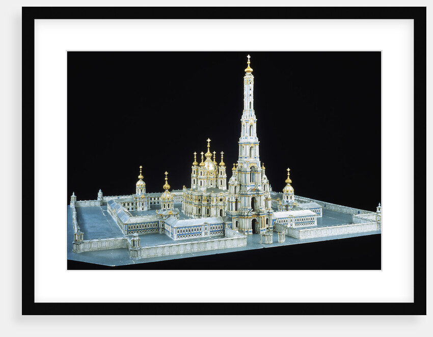 Model of Smolny Convent of the Resurrection in St. Petersburg, 1750?1756 by Bartolomeo Francesco Rastrelli