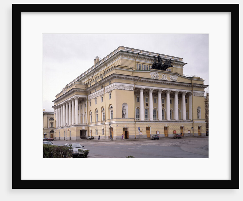 The Alexandrinsky Theatre in Saint Petersburg, 1828-1832 by Carlo Rossi