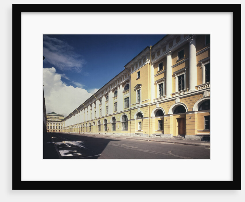 Architect Rossi Street in Saint Petersburg, 1828-1832 by Carlo Rossi