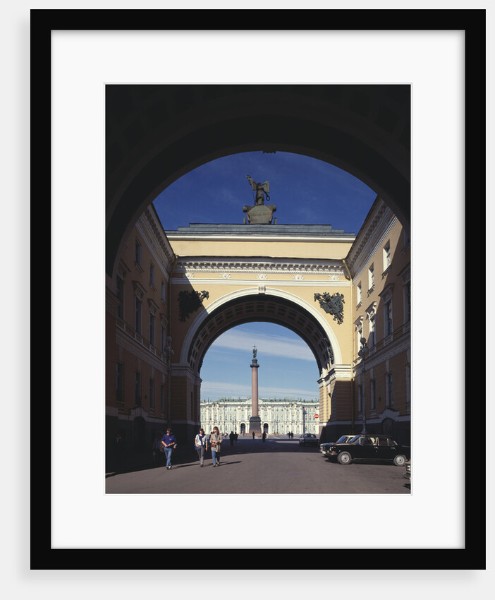 The Triumphal Arch of the General Staff Building in Saint Petersburg, 1819-1829 by Carlo Rossi