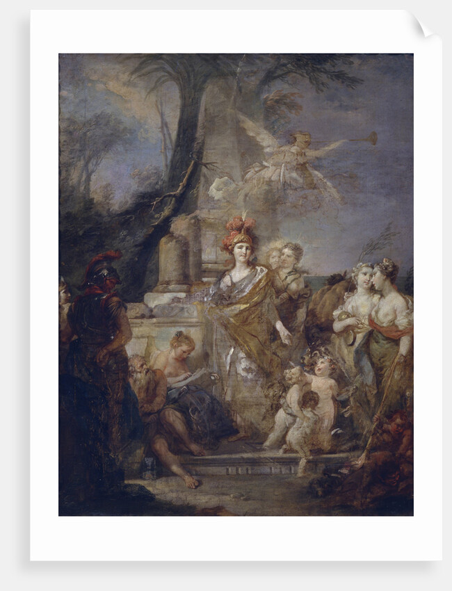 Catherine II as Minerva in the Circle of the Muses by Stefano Torelli