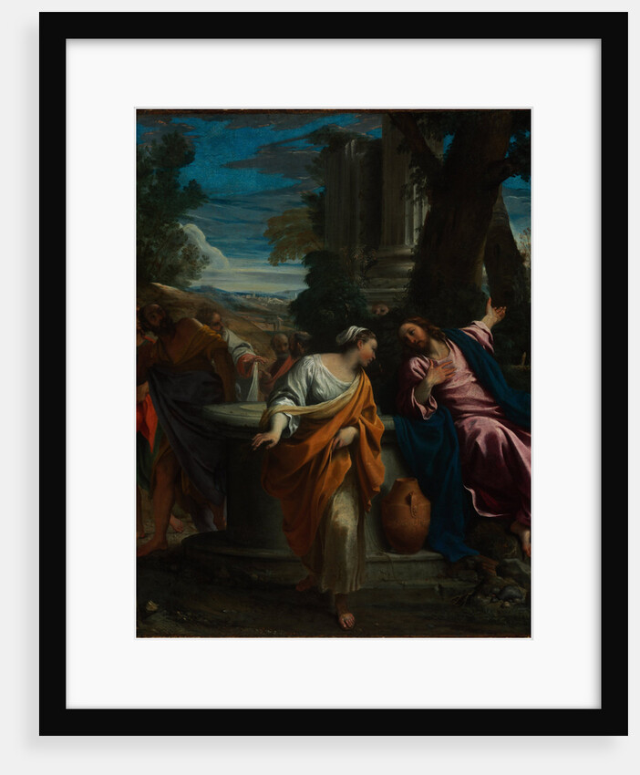 Christ and the Samaritan Woman, ca 1595 by Annibale Carracci