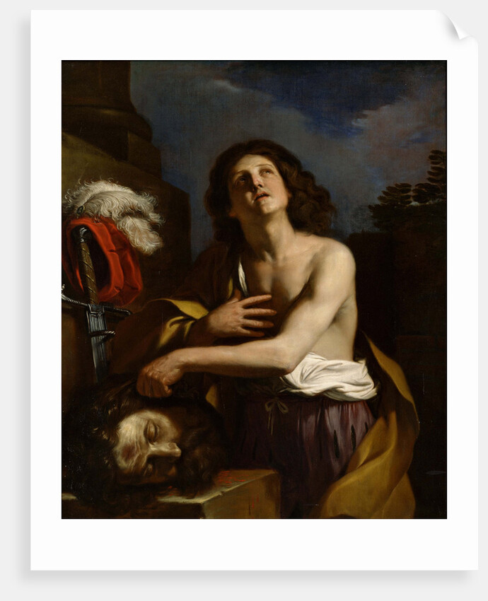David with the Head of Goliath, c. 1650 by Guercino