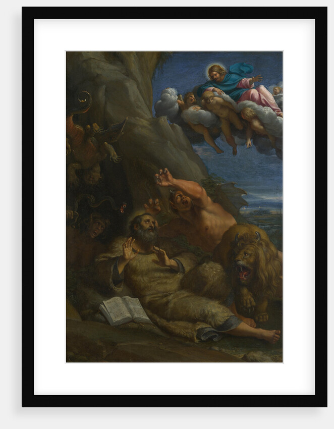 Christ appearing to Saint Anthony Abbot during his Temptation, c. 1598 by Annibale Carracci
