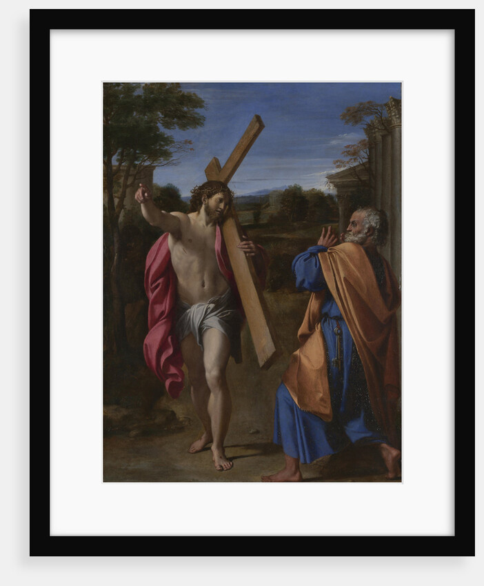 Christ appearing to Saint Peter on the Appian Way (Domine, Quo Vadis?), ca 1602 by Annibale Carracci