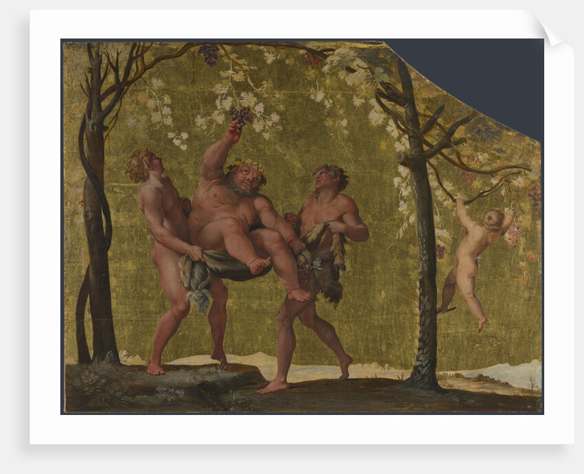 Silenus gathering Grapes, c. 1598 by Annibale Carracci