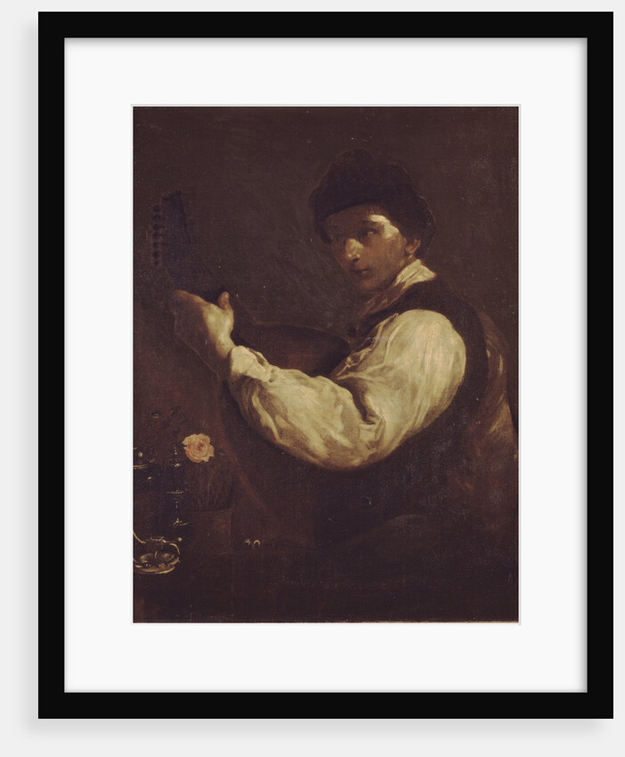 The Luteplayer by Giuseppe Maria Crespi