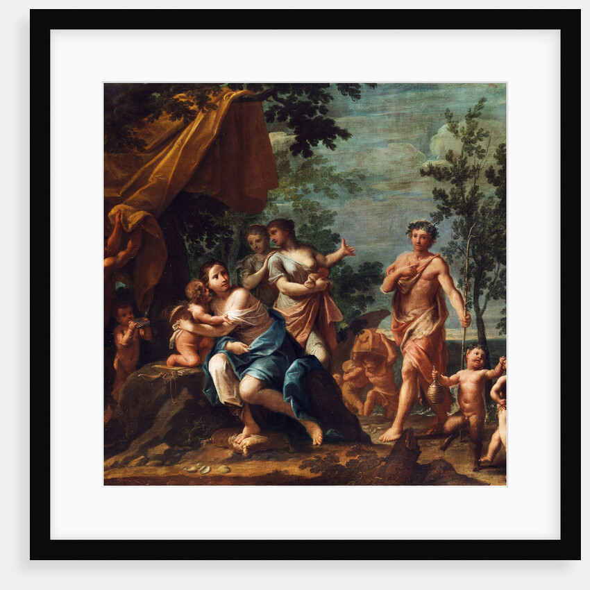Apollo with Three Graces, Venus, Cupid and Pan by Marcantonio Franceschini