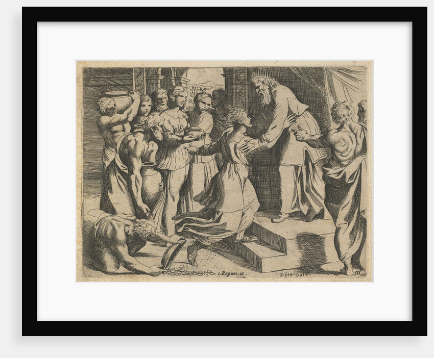 The Queen of Sheba Bringing Gifts to King Solomon by Sisto Rosa