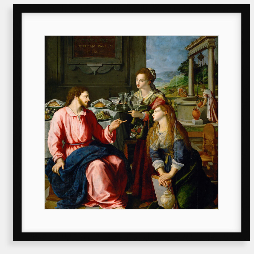 Christ in the House of Martha and Mary, 1605 by Alessandro Allori