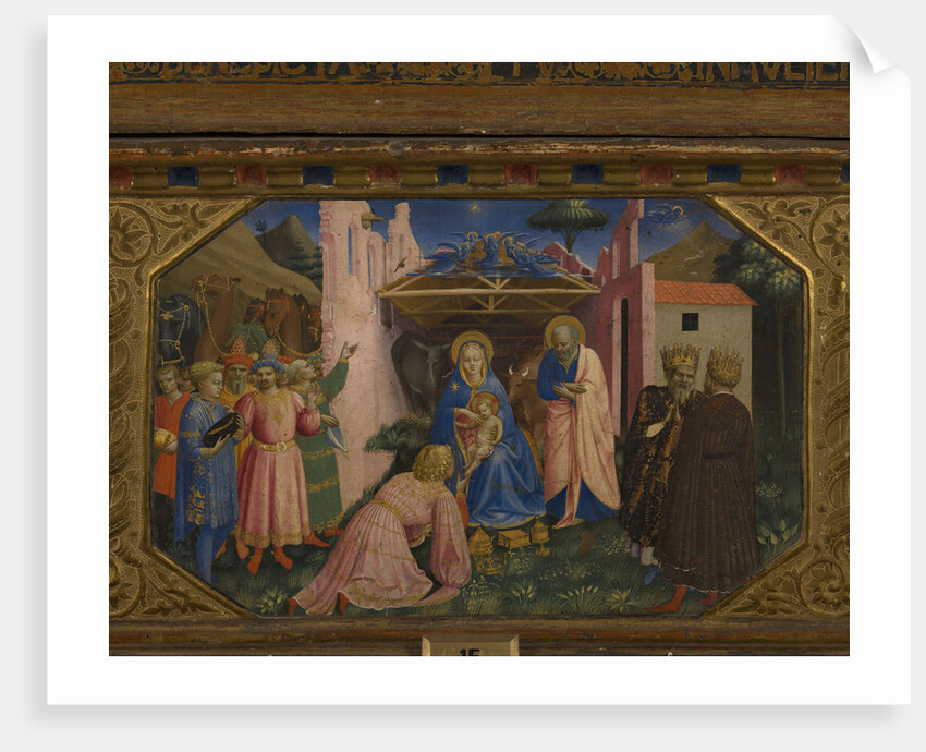 The Adoration of the Magi (The Annunciation retable with 5 Predella scenes), 1430-1432 by Fra Giovanni da Fiesole Angelico