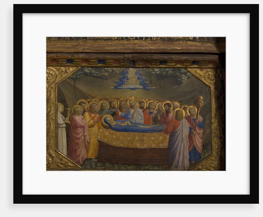 The Death of the Virgin (The Annunciation retable with 5 Predella scenes), 1430-1432 by Fra Giovanni da Fiesole Angelico