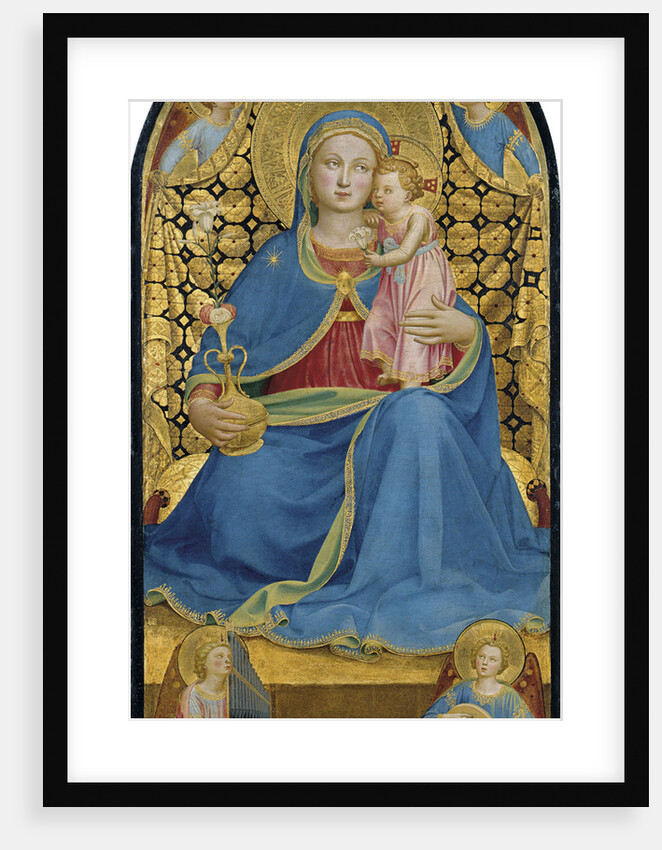 The Virgin of Humility (Madonna dell Umilitá), c. 1433-1434 by Fra Giovanni da Fiesole Angelico