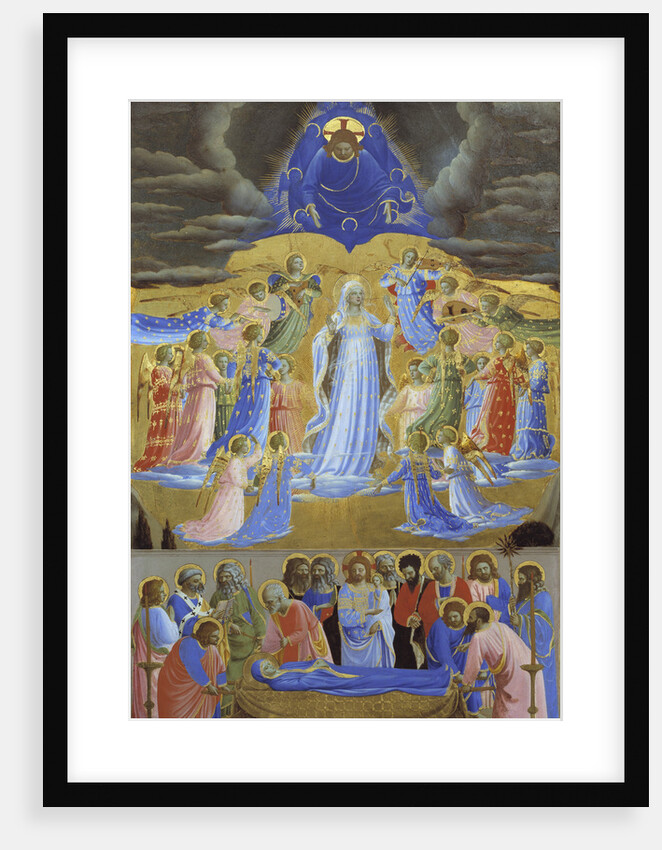 Death and Assumption of the Virgin, ca 1432 by Fra Giovanni da Fiesole Angelico
