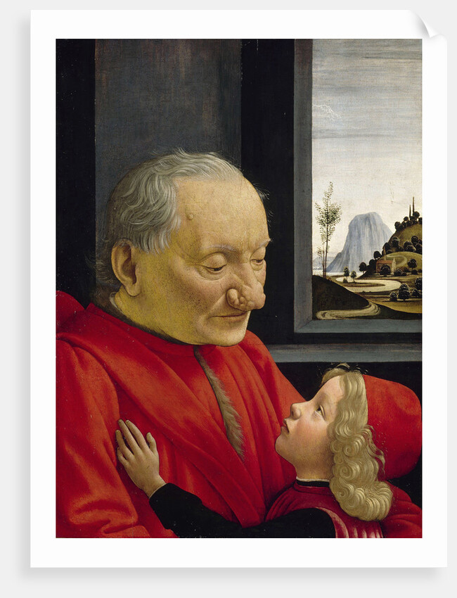 An Old Man and His Grandson, 1488 by Domenico Ghirlandaio