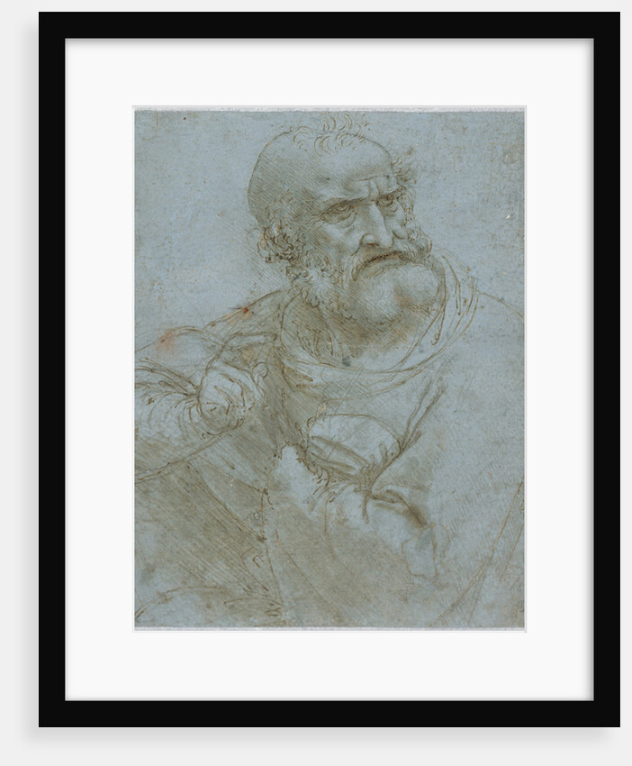 Half-Length Figure of an Apostle, 1493-1495 by Leonardo da Vinci