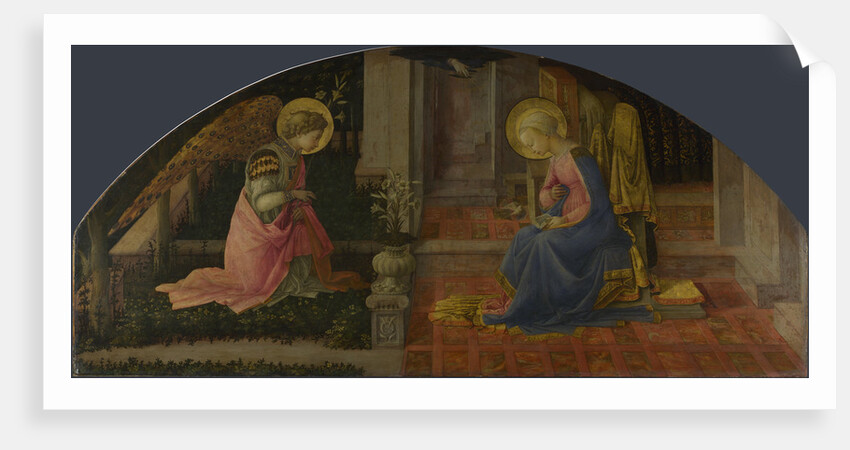 The Annunciation (Medici Panel), c. 1450 by Fra Filippo Lippi