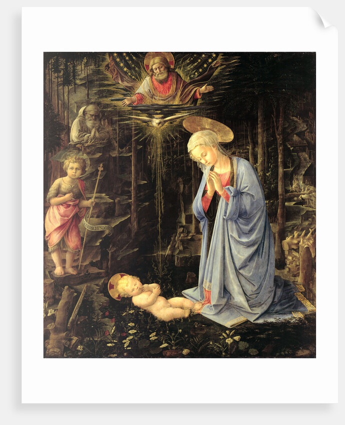The Adoration in the Forest, 1459 by Fra Filippo Lippi