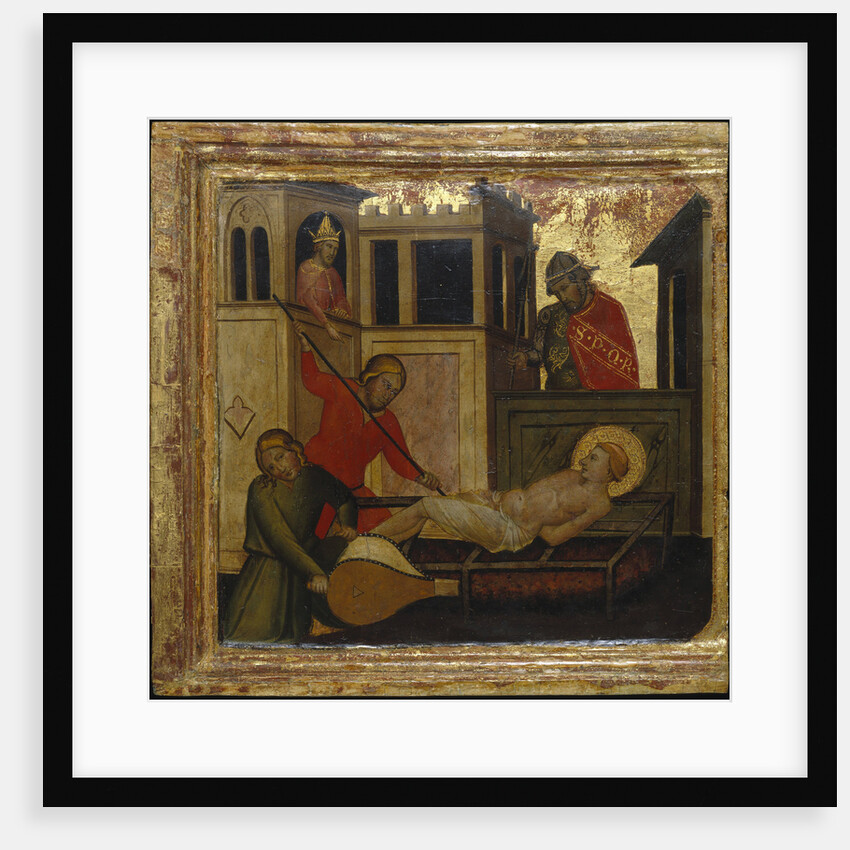 The Martyrdom of Saint Lawrence. Scenes from the Life of Saint Lawrence, predella, ca 1412 by Lorenzo di Niccolò