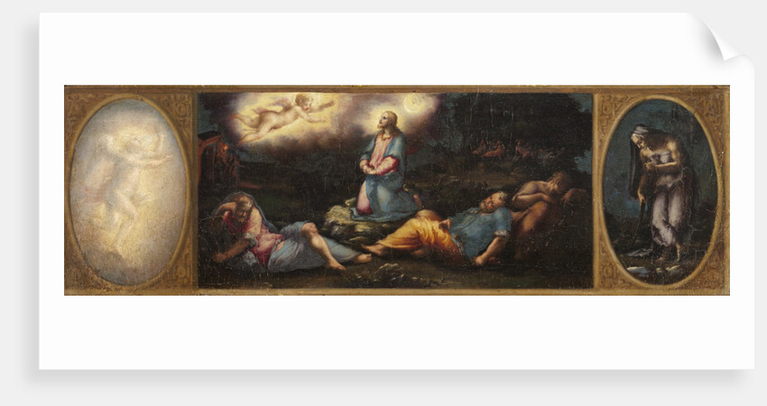 Christ on the Mount of Olives with Two Allegorical Figures by Giorgio Vasari