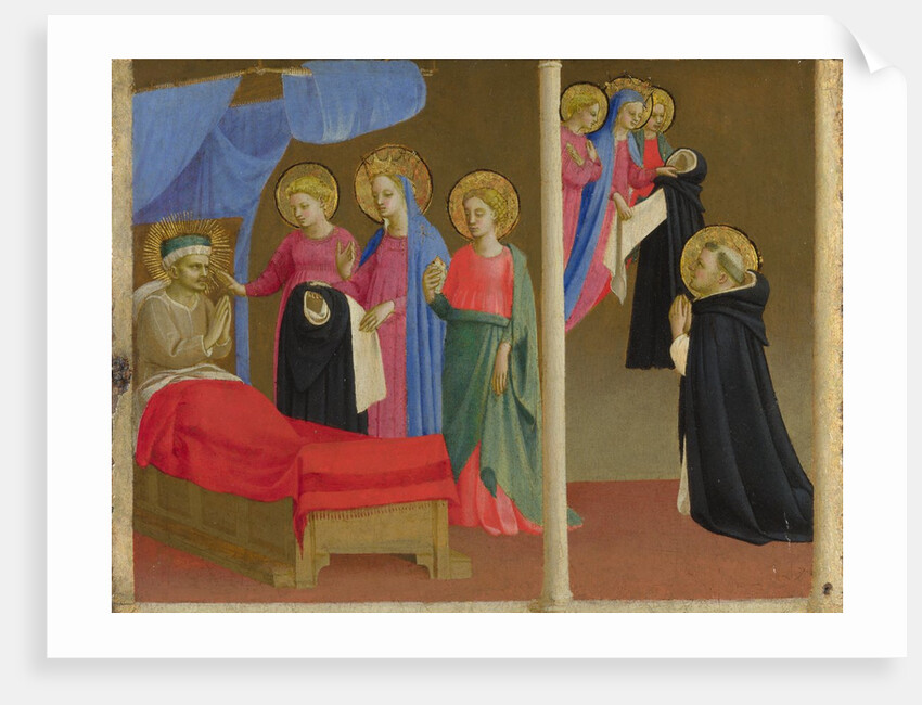 The Vision of the Dominican Habit, ca 1435 by Fra Giovanni Angelico