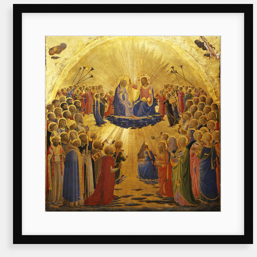 The Coronation of the Virgin, 1434-1435 by Fra Giovanni da Fiesole Angelico